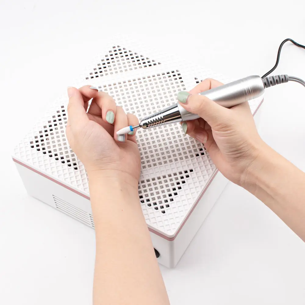 square 45000prm Nail Dust Collector Nailgirls 60w Powerful Co Replacement Filter for