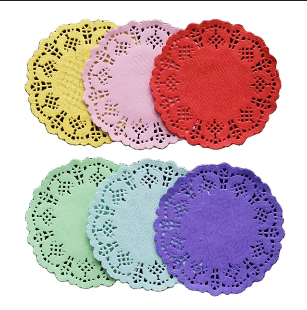 High quality cheap price Eco-Friendly Lace Paper Doily / Round Doyley/ Disposable Cake Paper