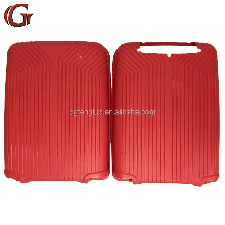 Factory luggage accessories ABS/PC/PP  hard luggage shell with custom service 20/24/28 inch