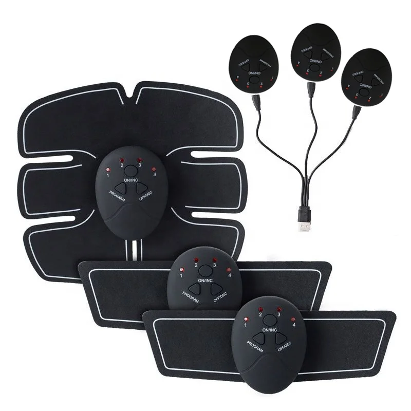 Smart Fitness Mobile Gym Abs Stimulator Electric Ems Abdominal Trainer Ems Portable Muscle Stimulator