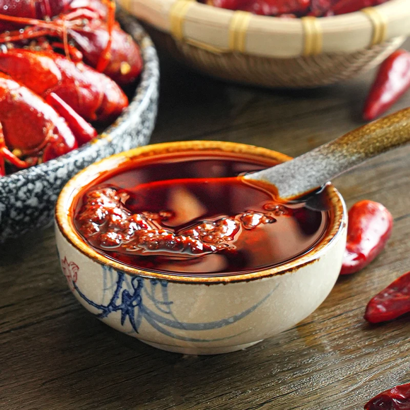 Factory Food Mixed Spices Garlic Mild Spicy Sauce Seasoning Condiments Chili Sauce Spicy Condiments Flavor Crayfish Seasoning