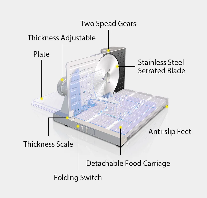 Meat Commercial 160W Electric Fruit And Vegetable Automatic Fresh