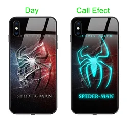 2021 Cellphone illuminated flash voice smart control mobile glass led phone case for iPhone 11 11pro 11pro Max for iPhone 12pro