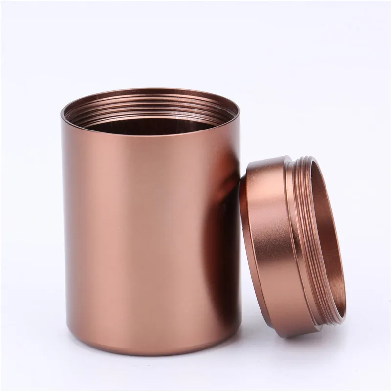 frosted jar aluminum color lid 120g flat round black 100ml aluminum bottle jar aluminum jar 250ml for tea packing 150g 10oz 30