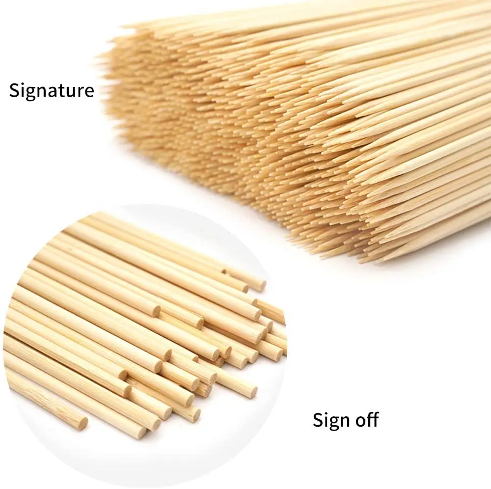 Food Grade Natual Moso Bamboo Cheap Disposable Sticks Skewers Wholesale