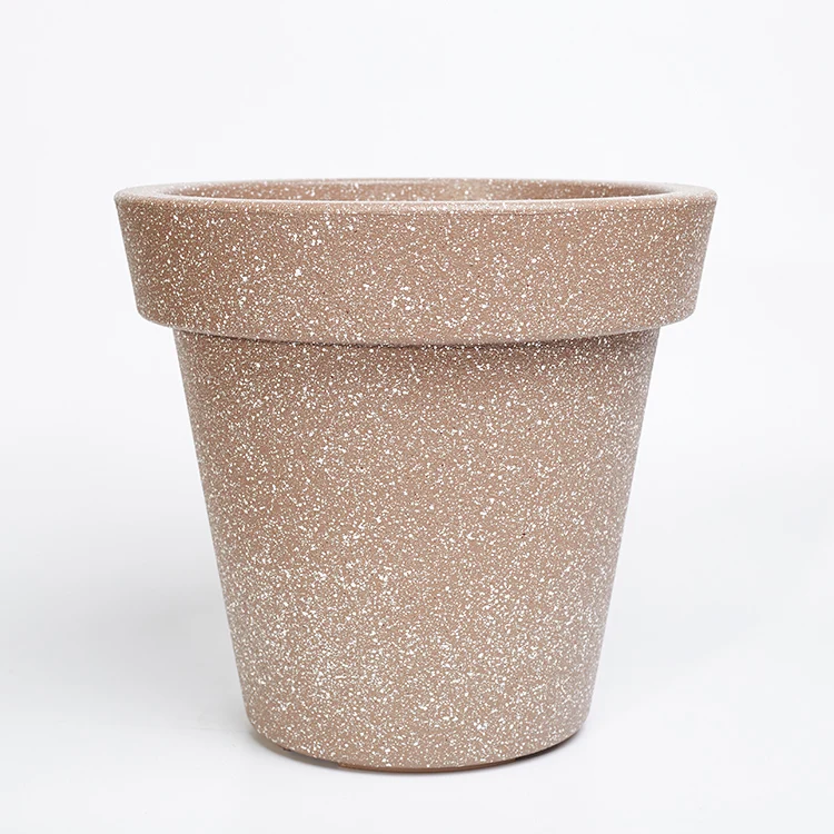 Китайский завод, полимерные пластиковые горшки с эффектом камня для растений на открытом воздухе