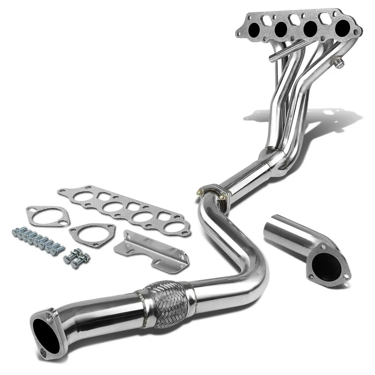 Exhaust Pipe Stainless Steel For Metallic Stainless Steel Exhaust Header For 00-04 Ford Focus ZX3/ZX5 2.0L