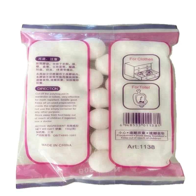 Фабричные 99% чистые 150 г молевые шарики из Китая Рафинированный нафталин