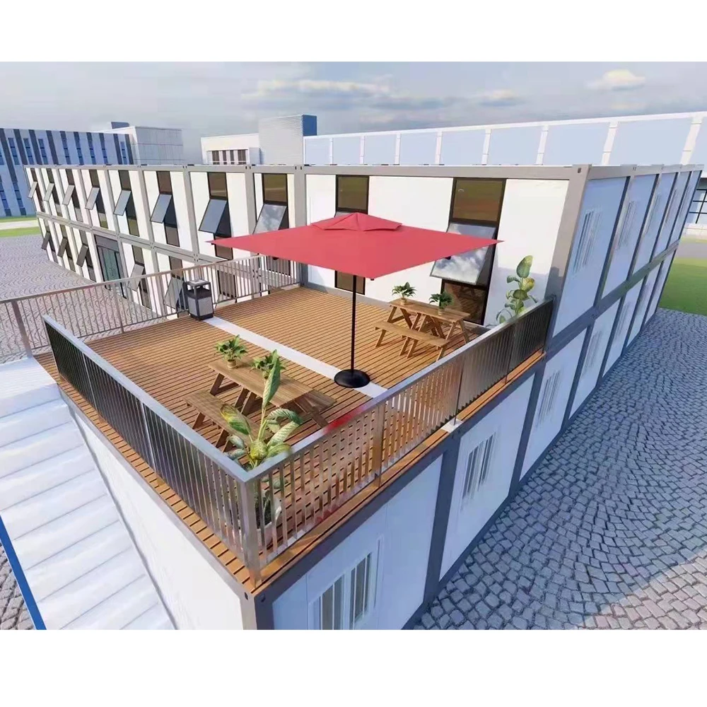 2023 new tech cheap container steel frame buildings prefab homes living Chinese container home made videos new mp4 video songs