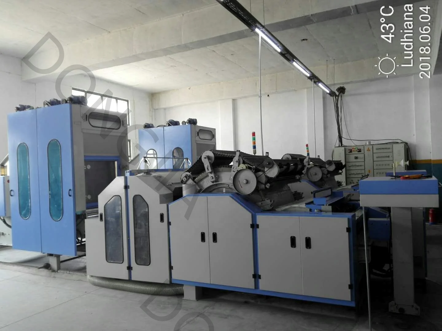 Flax hemp fiber carding machine