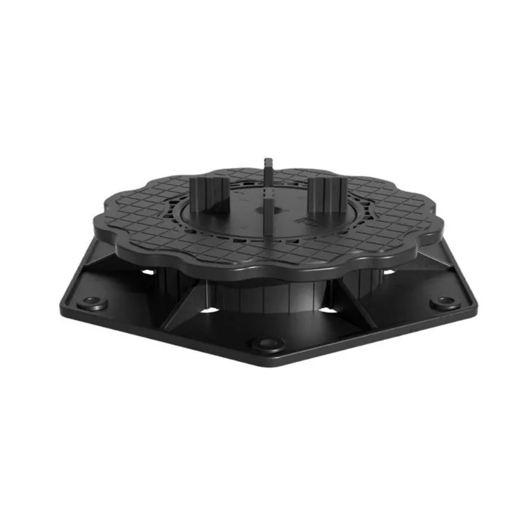 Office Building Roof Top Paver Support Height Adjustable Plastic Pedestals for Tiles