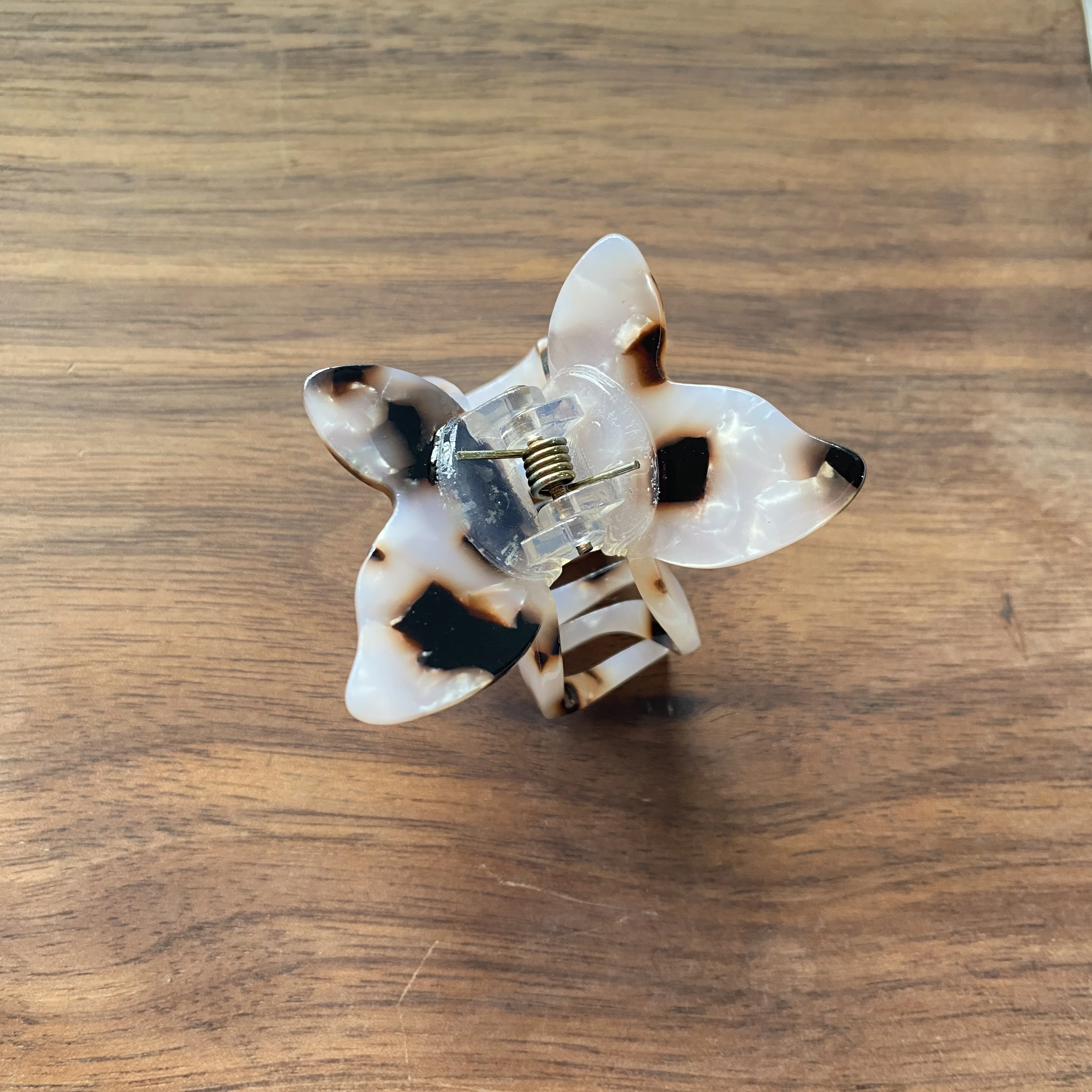 Wholesale Fashion girls hair accessories Mini small  Size claw Hair jaw Acetate Marble Color women Butterfly Hair calw clip