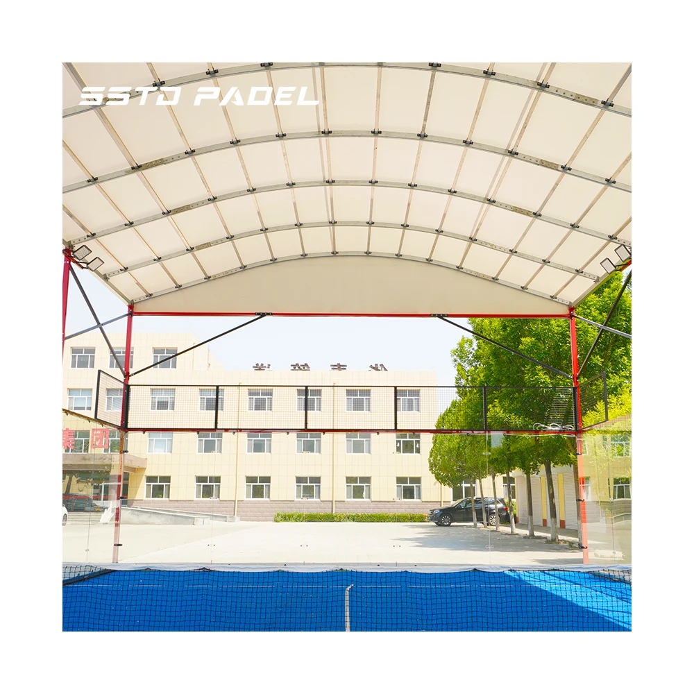 SSTD Padel China outdoor padel court rain cover customize padel court roof