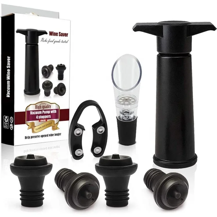 
Factory Supplier Leak-Proof Innovative Products Luxury Pump Champagne Stopper Bottle With Set 