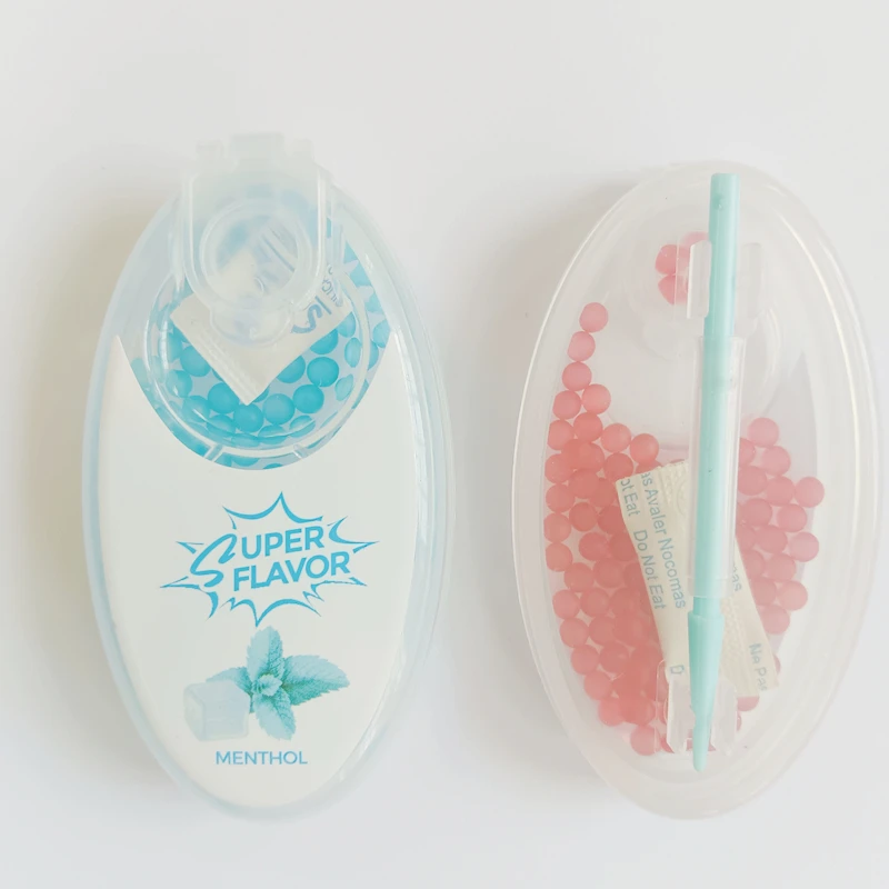 food grade smoke capsules menthol caps green mint capsule for cigarettes