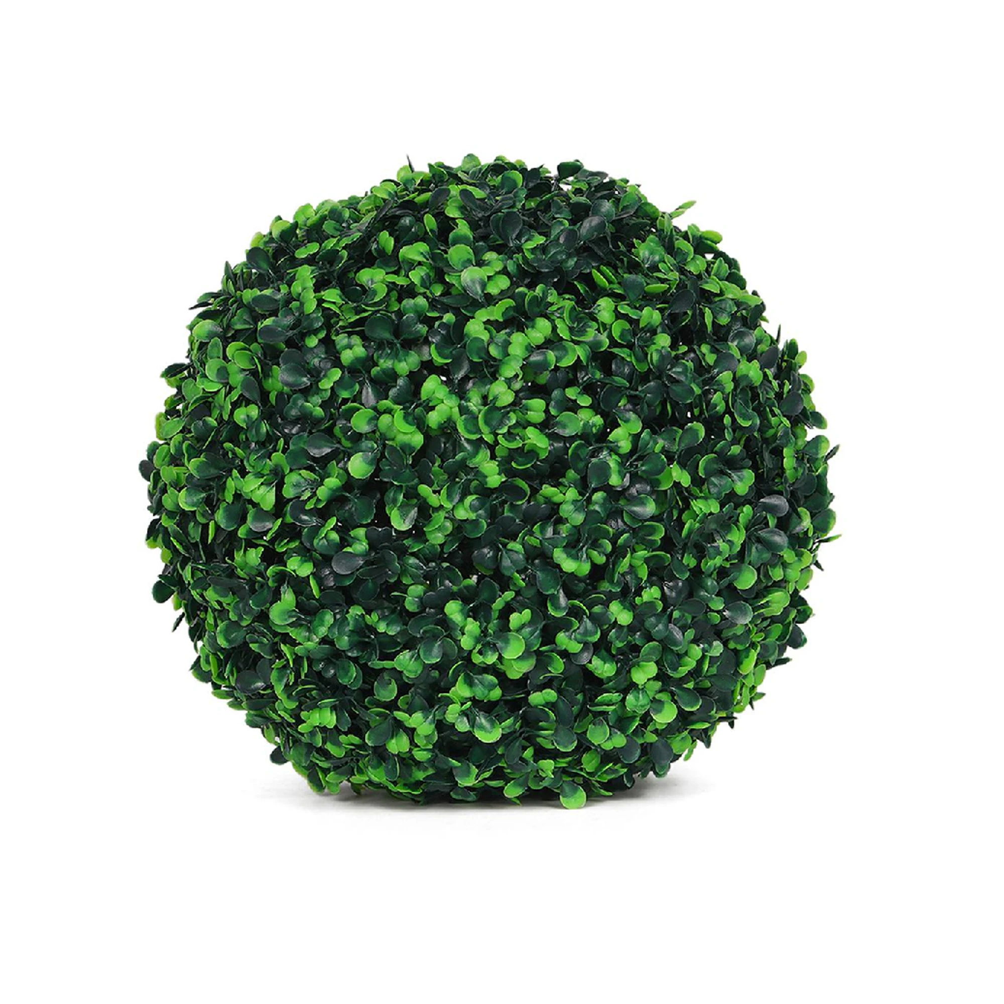 Artificial Plant Hedge Wall Eucalyptus Leaves Boxwood Flowers Topiary Grass Ball for Outdoor Indoor Decoration