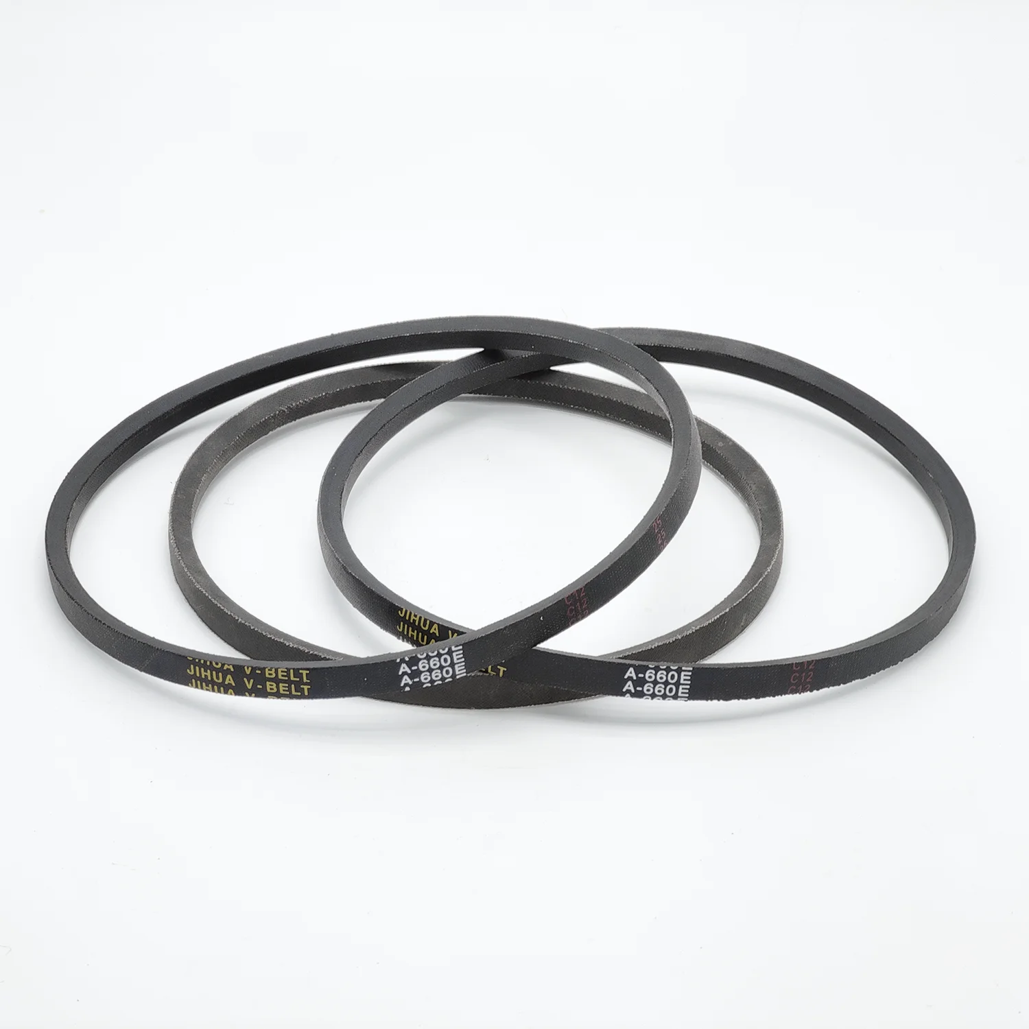 Super durable flexible rubber V-belt washing machine spin motor belt spare parts