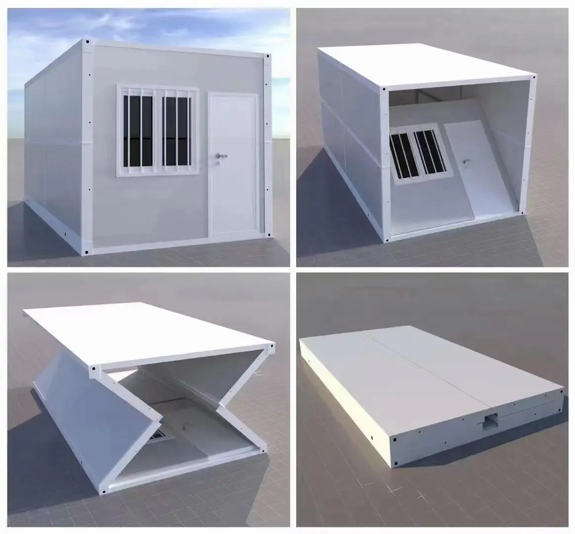 mobile folding house prefab homes, Refugee housing,  20ft Simple board quick assembly container house