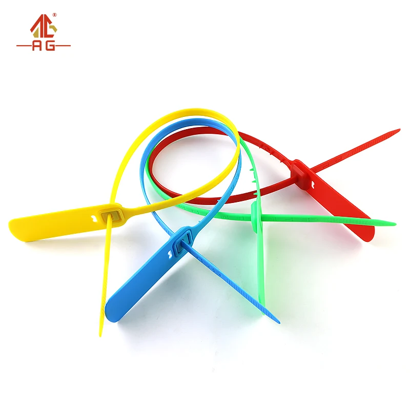 Free Sample tamper proof Self Locking plastic Cable Ties Security Seal with Serial Number
