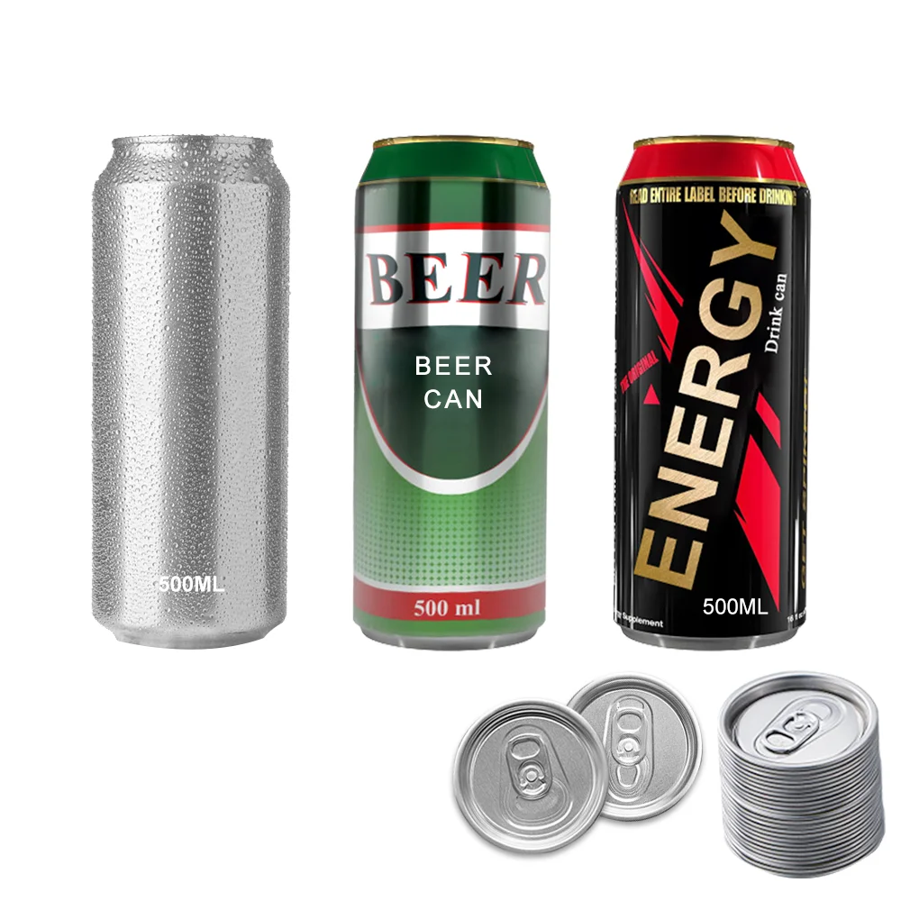 Aluminum 180ml 200ml 250ml 270ml 310ml 330ml 355ml 473ml 500ml 550ml 1000ml Energy Drink Can Empty Beer Can