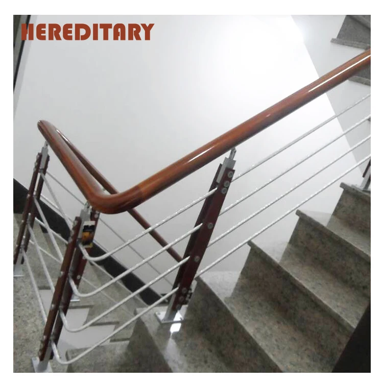Luxury steel wood baluster designs for stair or balcony railing (60326846809)