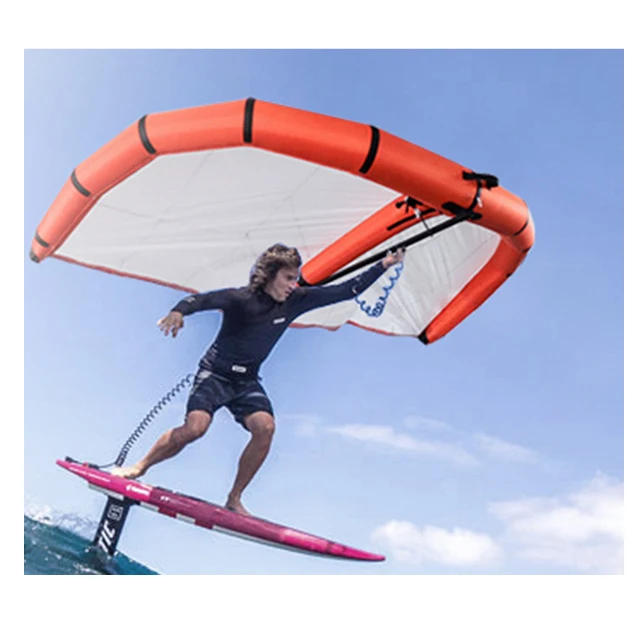 Customs Logo Foil Wing Kite Handheld Inflatable Wing Foil Kitesurfing Wingsurfer Kite Snow Surfing Ski Surfing With Accessories