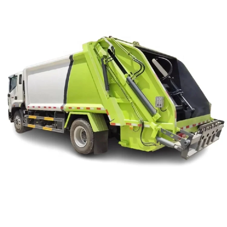 foton 14cbm rear loader compacted trucks refuse compactor 5-12m3 garbage hook container lift trucks new rear loading dust cart