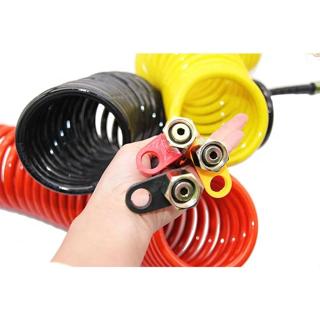 explosion-proof high pressure nylon truck trailer spiral air brake coiled hose spiral