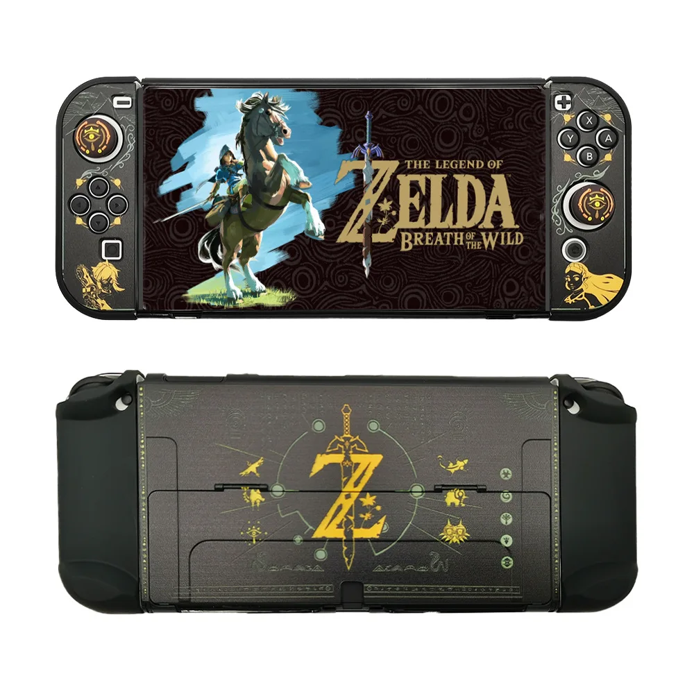 Hot Selling Switch OLED Game Console Protective Sleeve Game Console Accessories Oil Spray Color Shell Custom Hard Shell