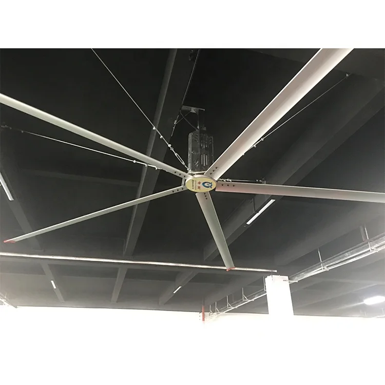 QX 24FT/20FT Gearless PMSM HVLS CEILING FAN