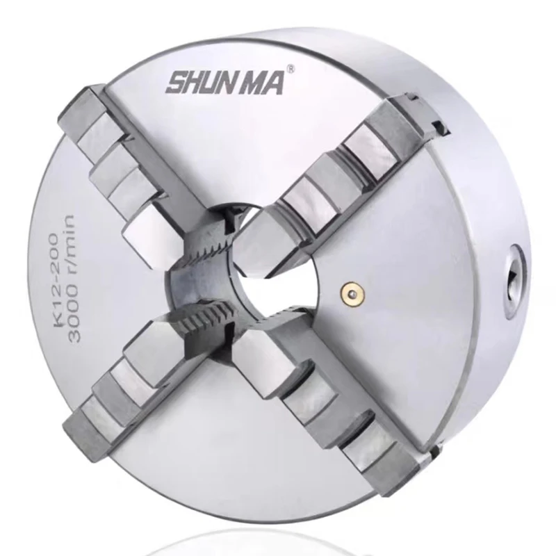 250 мм токарный патрон SANOU бренд 4 челюсти Самоцентрирующиеся K12-250 прокрутки металлический сверхмощный