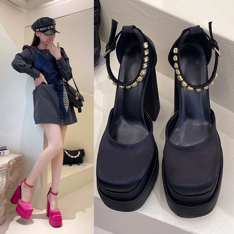 Factory Hot Sale Fashion High Quality Mature Sexy Women High Heels Sandals For Women