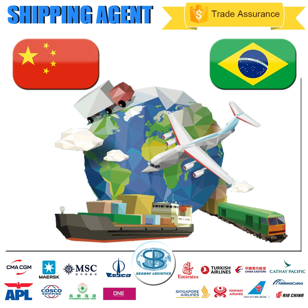 freight forwarder from China to Brazil Santos Itajai Rio de Janeiro fast delivery logistics by sea/air shipping
