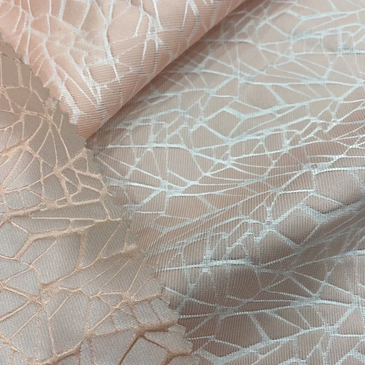 Shaoxing Lizabella jacquard 75d polyester elastane waffle fabric 100 polyester dobby