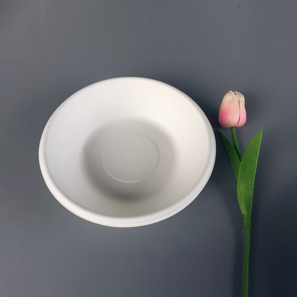 Best selling disposable degradable pulp sugar cane bagasse 350ml sugarcane bowls/Food Container