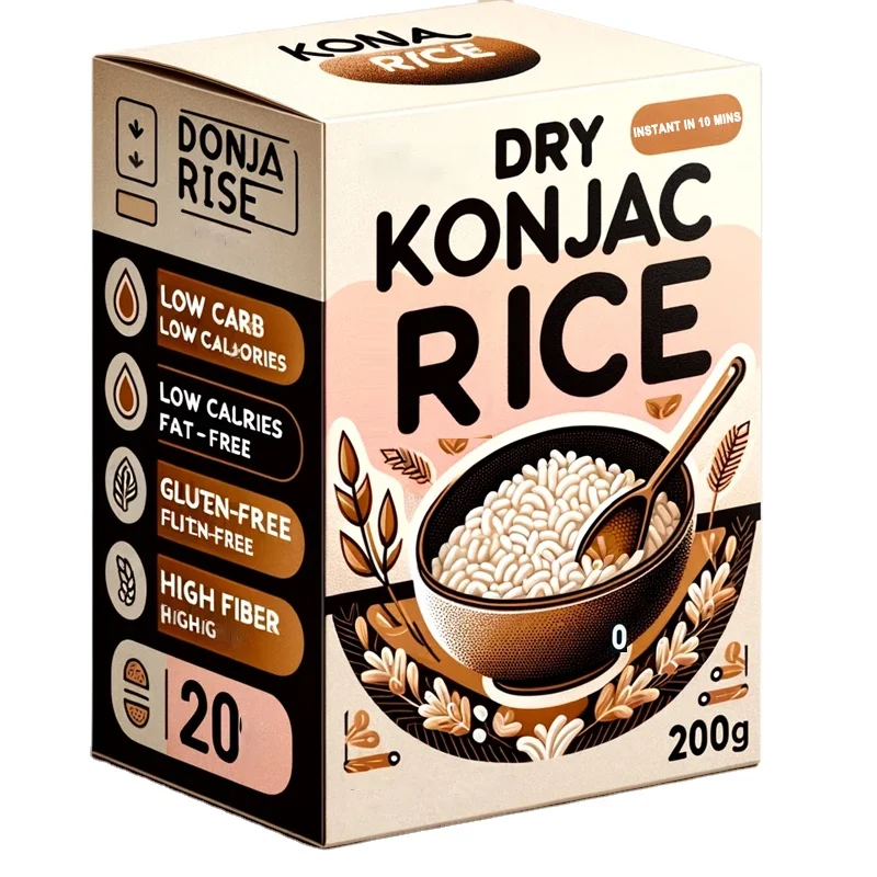 Dried Konjac Rice for Healthy Diet High Dietary Fiber Low Calorie