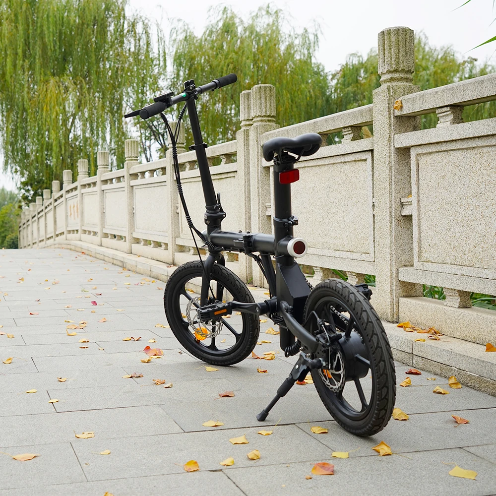 HOTTECH  Ebike electric city bike rechargeable electric bike with 16 inch Kenda tire