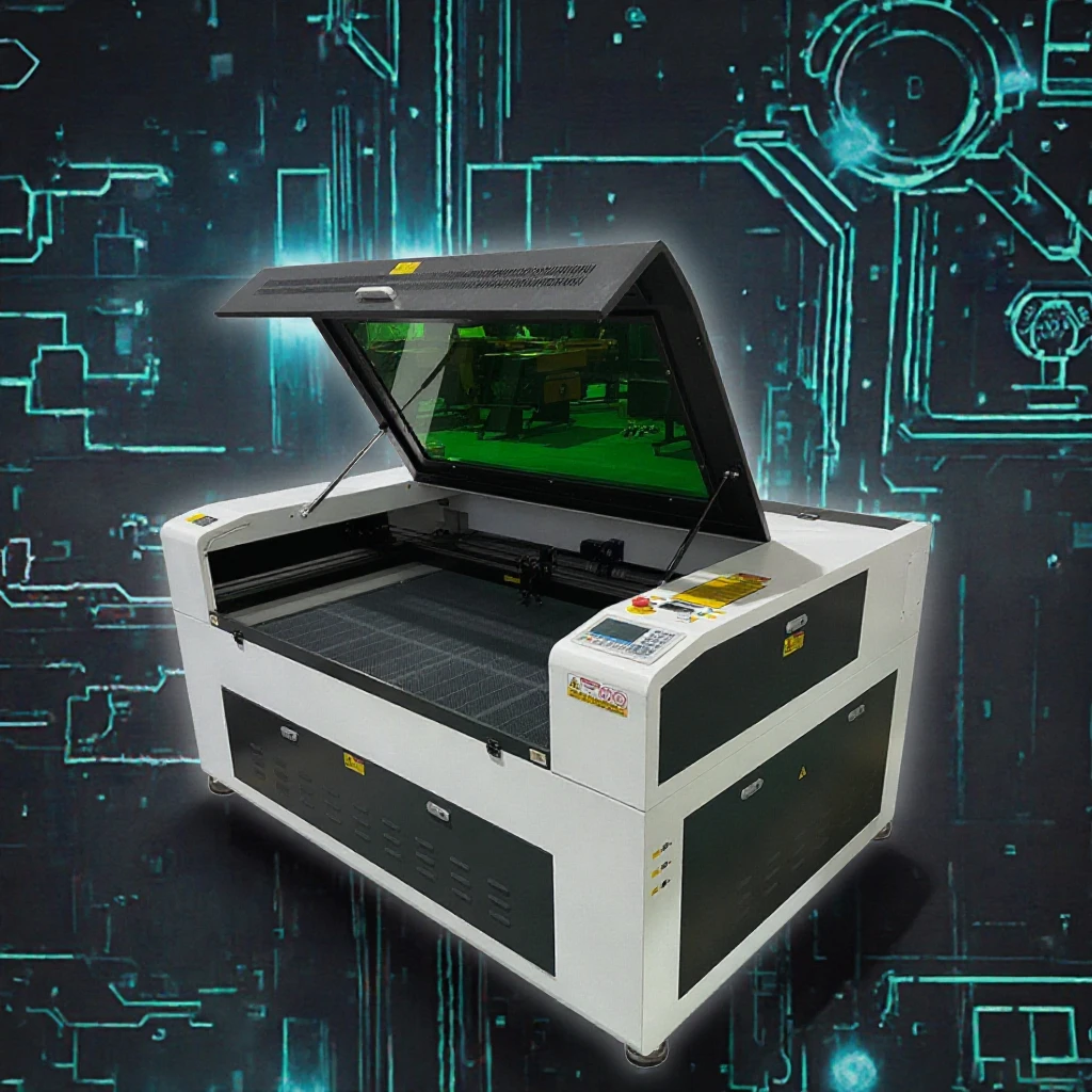 1390 100W-300W CO2 Laser Engraving Machine Wood Paper Crystal Home Use Restaurant High-Accuracy Laser Tube Pump Supports DST LAS