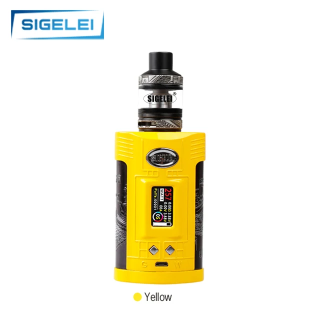 
100% Authentic Electronic cigarettes Sigelei GW 257W 20700 TC Kit with F Tank 