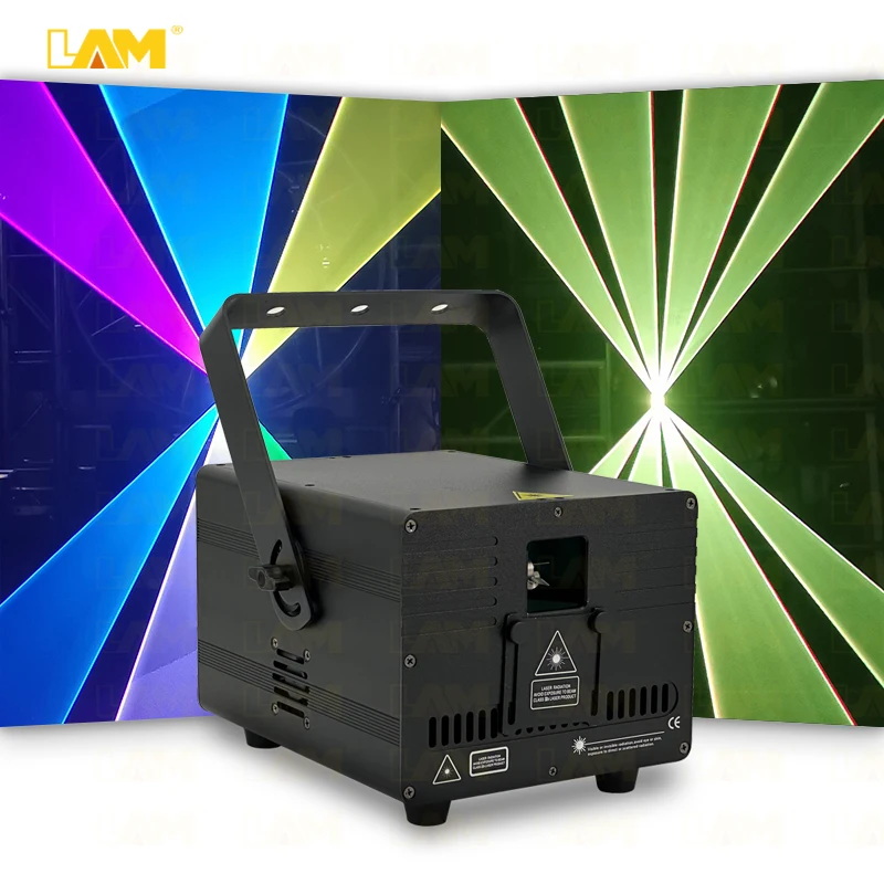 LAM 3 Вт RGB анимационный лазерный свет 3D проектор события для ночного клуба Rgb лазер dj Disco Lazer