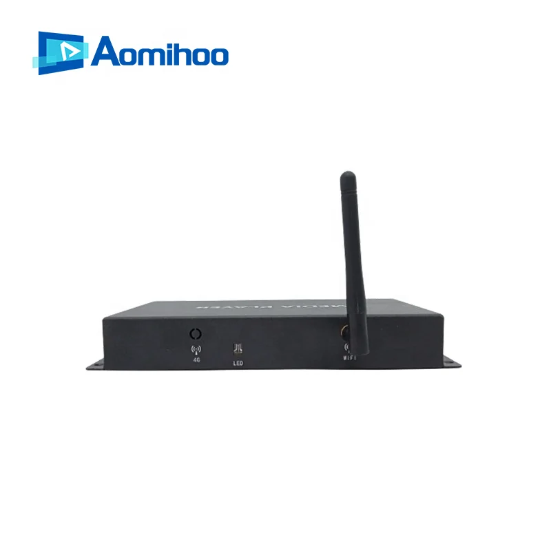 Reliable Android RK3288 2G+16G Digital Signage Media Player Box with 1-Year Warranty IPS 4K TFT Metal Material for Advertising