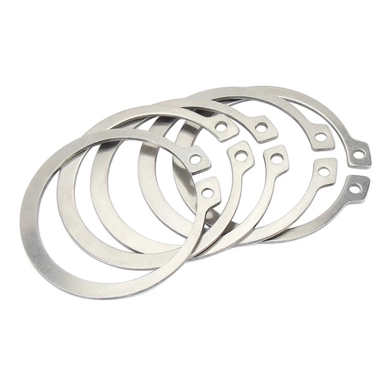 OEM Wholesale Black Carbon 4mm-36mm External Circlip Stainless Steel Din 471 External Spring Retaining Rings