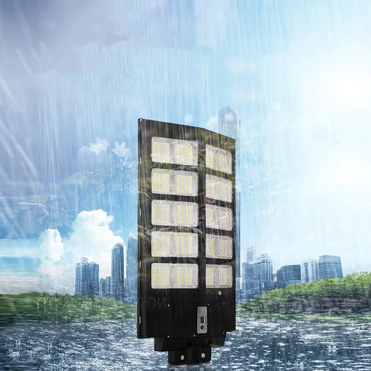 Smart Remote Control IP66 Outdoor Garden Streetlights 500w 800w 1000w 1200w All In One Led Solar Street Lights