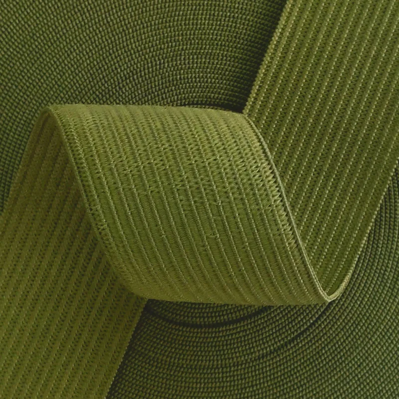 30mm Polyester Nylon Webbing Belt Knit Clothing Waistband Underwear Elastic String Rope