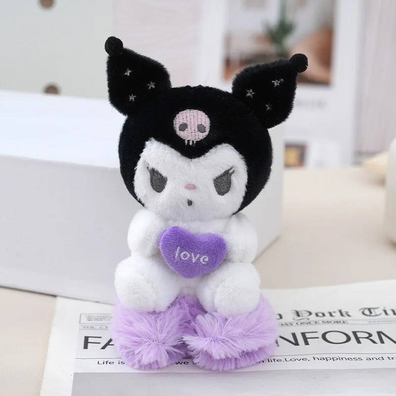 Wholesale Cartoon Sanrio KT Cat My Melody Plush KeyChains HelloKitty Plush Doll Backpack Plush Pendant Kids For Gift