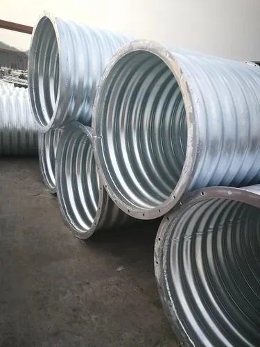 cheap price  zinc coated culvert pipe corrugated carbon steel culvert road culverts in china
