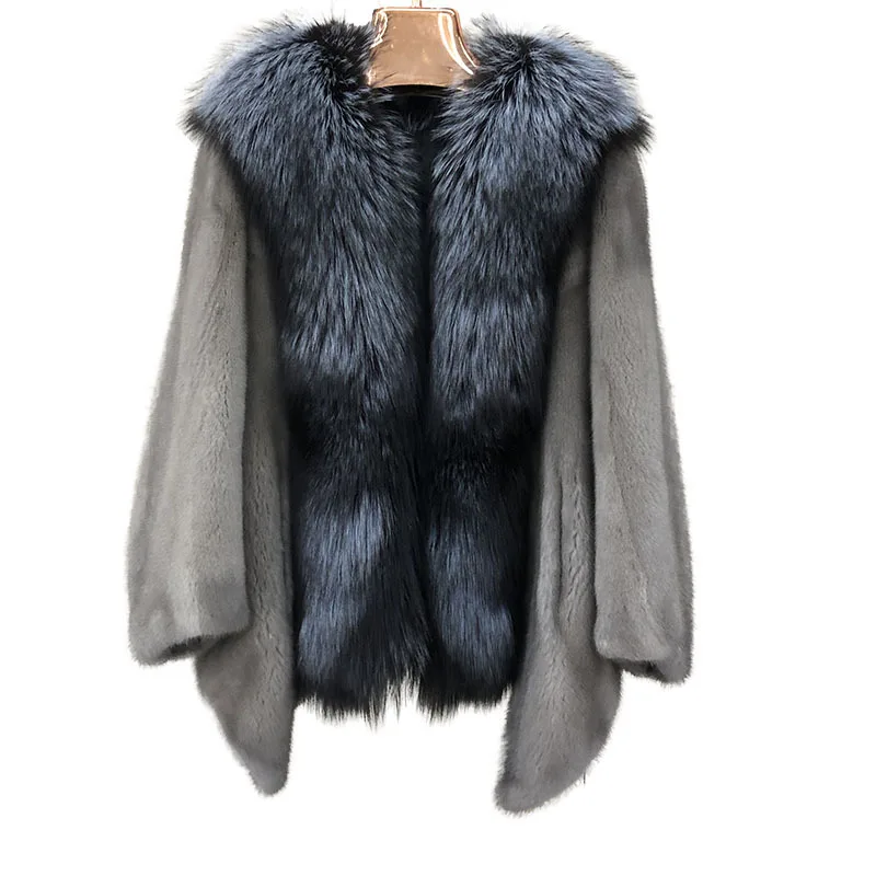 New Factory wholesale custom spot Fashion Winter fur Coats real Mink fur luxury High quality women natural Mink fur jacket
