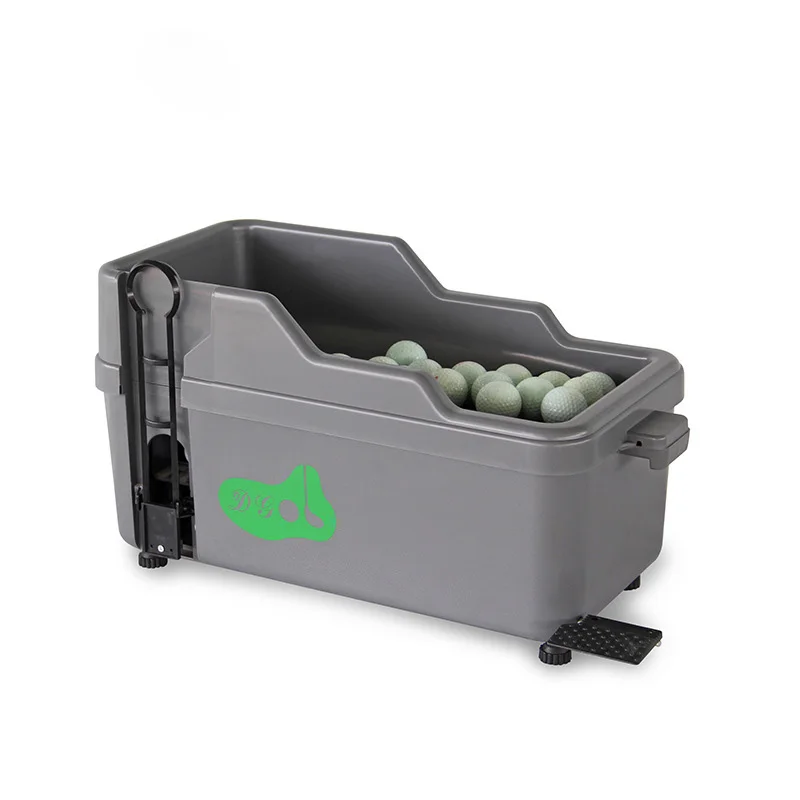 2022 new golf tee machine driving range semi-automatic tee equipment large capacity loading tee box manufacturers