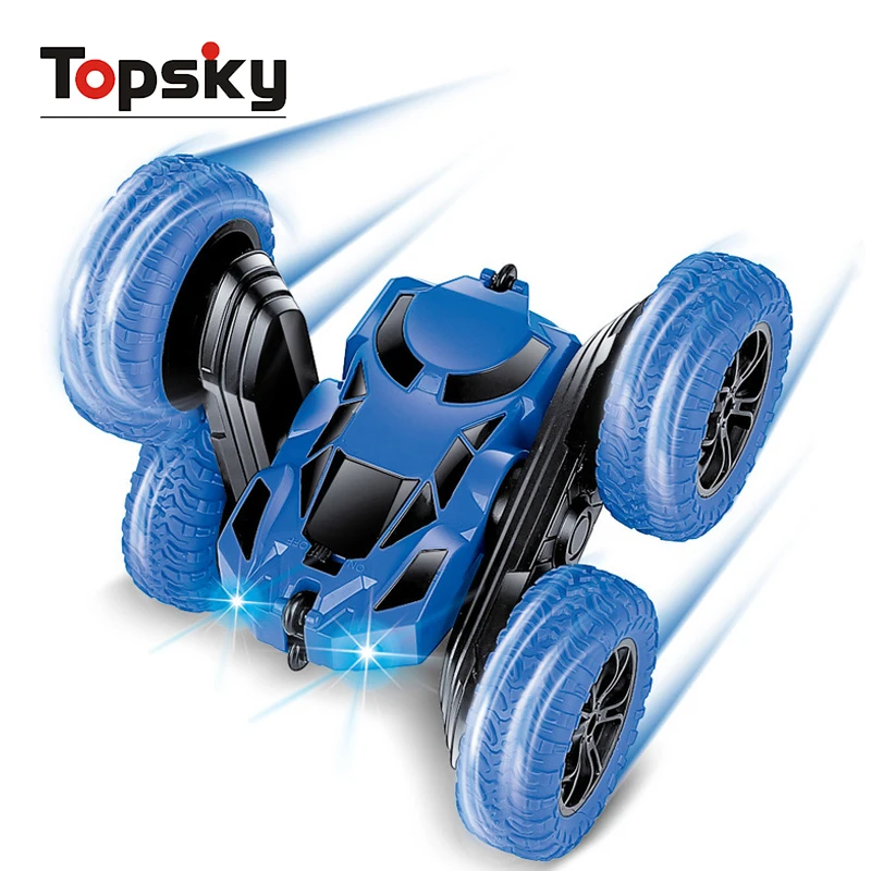 Funny 2.4G Double Sided Remote Control Car Toys 4WD Boys Radio Control Electric Drift Off Road Stunt Vehicle Toys for Children
