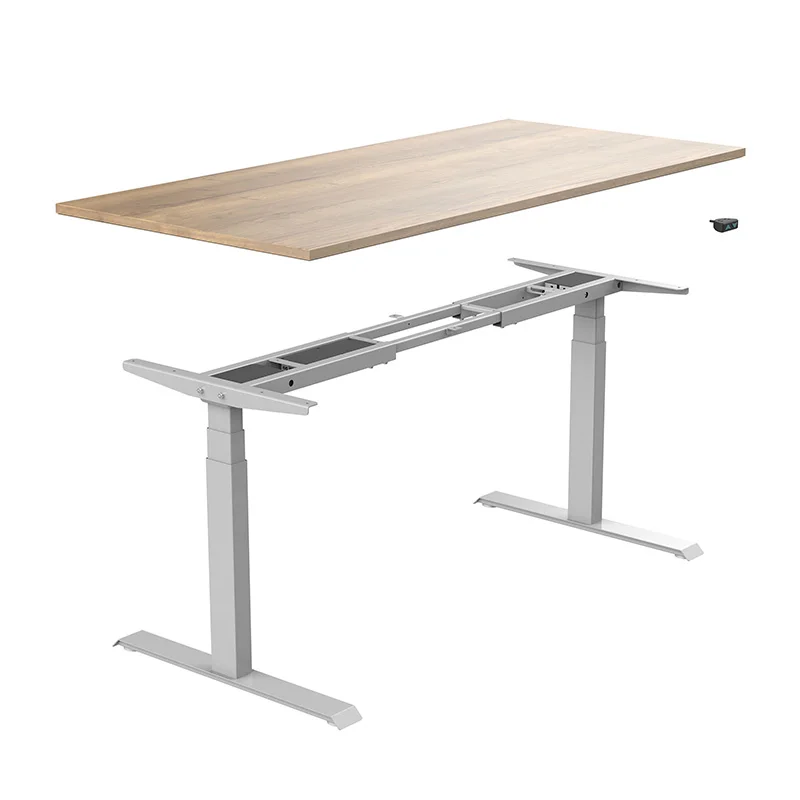 Dual Motor Electronic Ergonomic Height Adjustable Table Base 2 Legs Sit to Stand Desk Standing Desk Frame